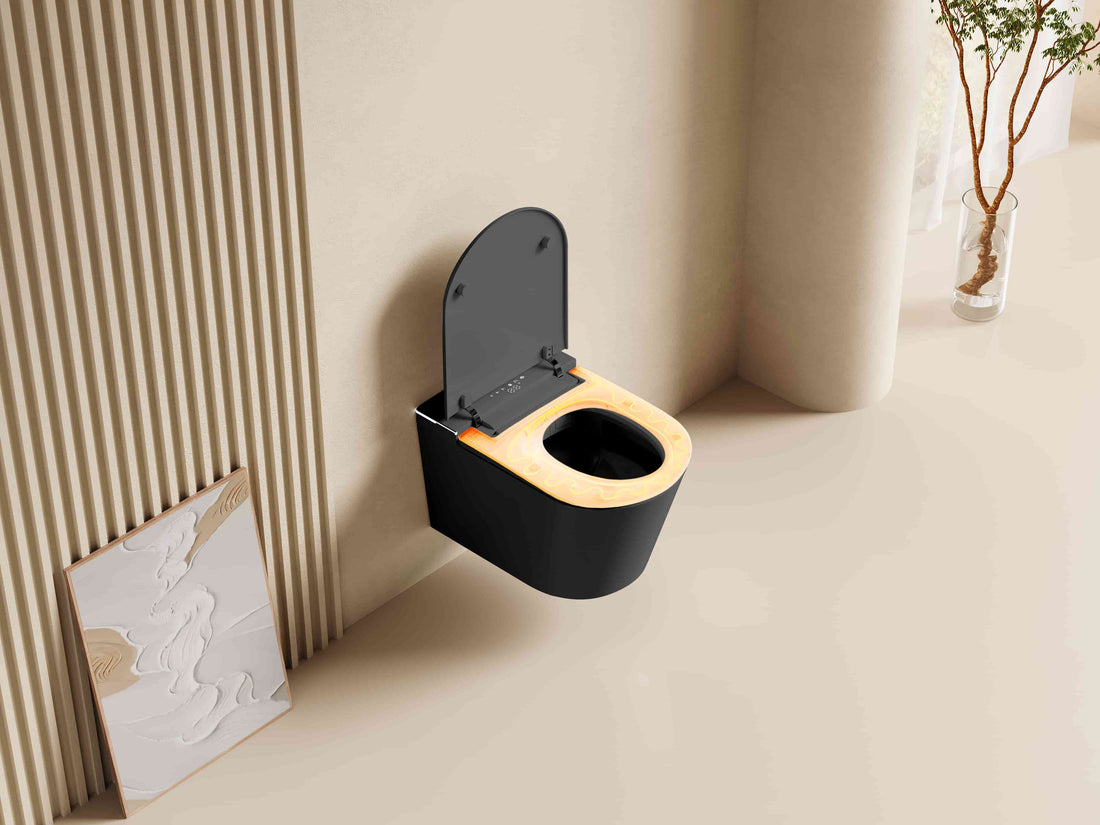 S30 Wall Hung Smart Toilet 52cm – Compact Size with Voice Control, UV, and Foam Cleaning