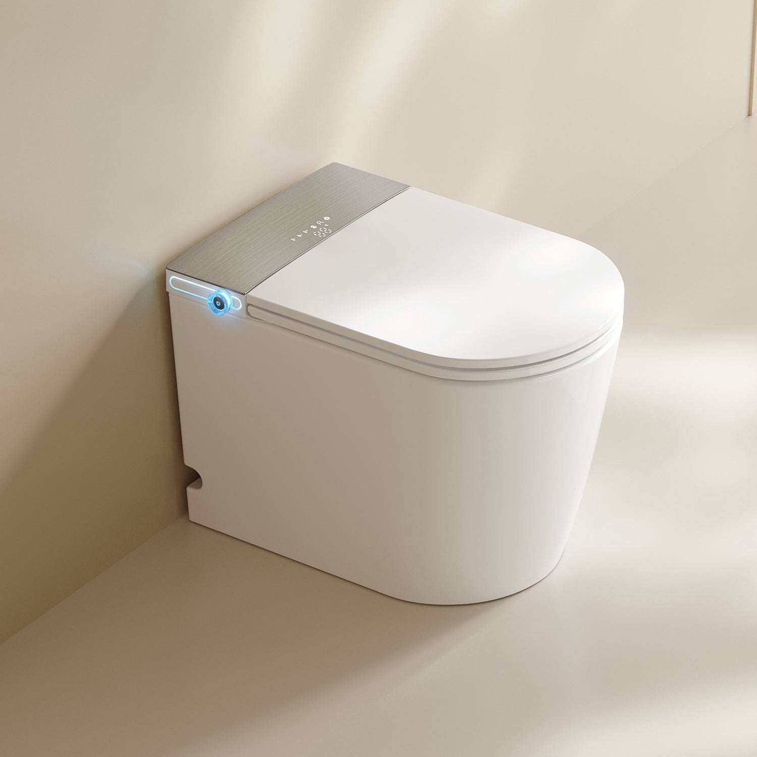Greenwater S024 Smart Toilet with Dual-Pump Flushing, Built-in Tank, Auto Open/Close Lid & Heated Seat