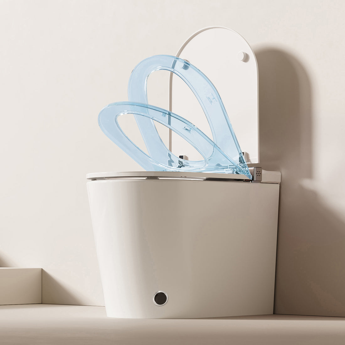 Smart Toilet Floor-Mounted, Foot Sensor, Foam Flush & Self-Cleaning Seat-Greenwater S006